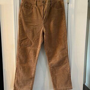 LOFT Camel Corduroys